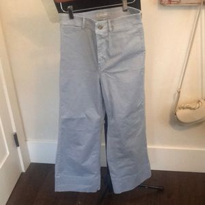 Everlane wide leg light blue pants